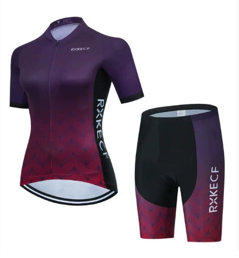 BORA set da ciclismo femminile: maglia traspirante e culotte