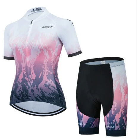 BORA set da ciclismo femminile: maglia traspirante e culotte