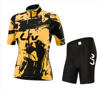 BORA abbigliamento da bici | Maglia da ciclismo a maniche corte + pantaloncini con bretelle