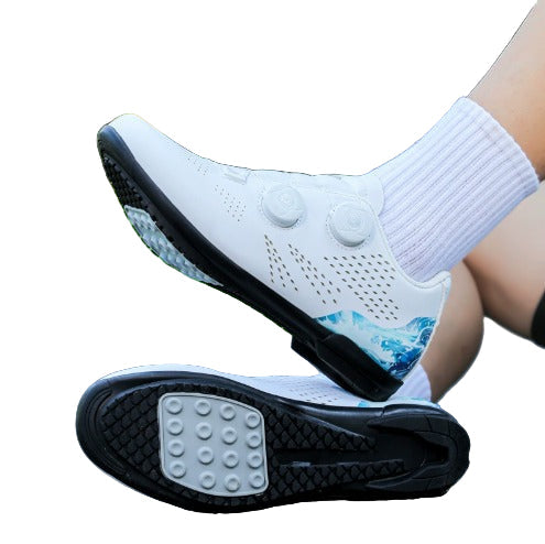Scarpe da ciclismo da strada con suola antiscivolo | Suola per pedali a sgancio