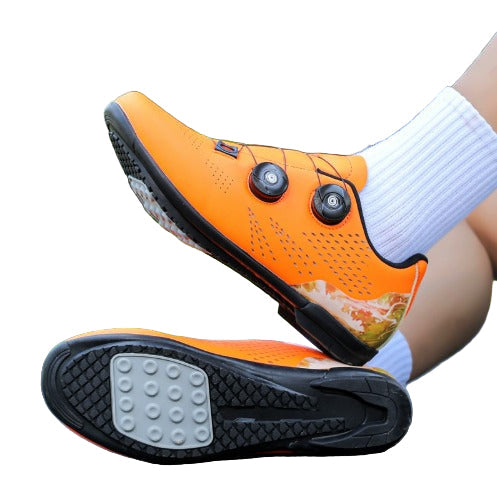 Scarpe da ciclismo da strada con suola antiscivolo | Suola per pedali a sgancio
