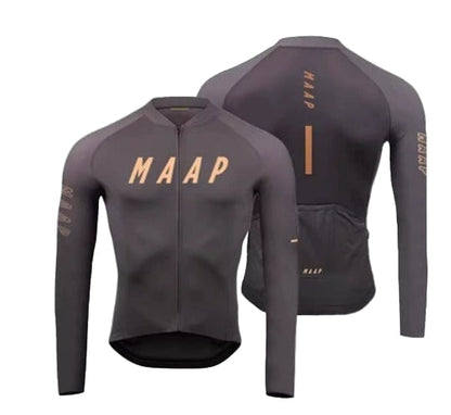 MAAP maglia da ciclismo a maniche lunghe | comfort morbido e asciugatura rapida