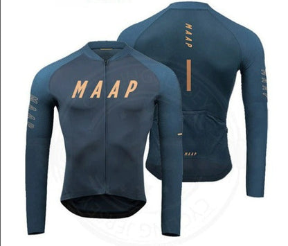 MAAP maglia da ciclismo a maniche lunghe | comfort morbido e asciugatura rapida