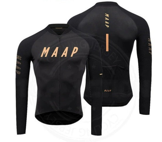 MAAP maglia da ciclismo a maniche lunghe | comfort morbido e asciugatura rapida
