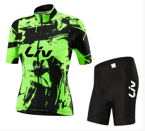 BORA abbigliamento da bici | Maglia da ciclismo a maniche corte + pantaloncini con bretelle