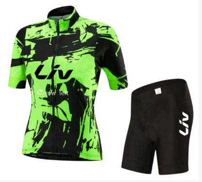 BORA abbigliamento da bici | Maglia da ciclismo a maniche corte + pantaloncini con bretelle