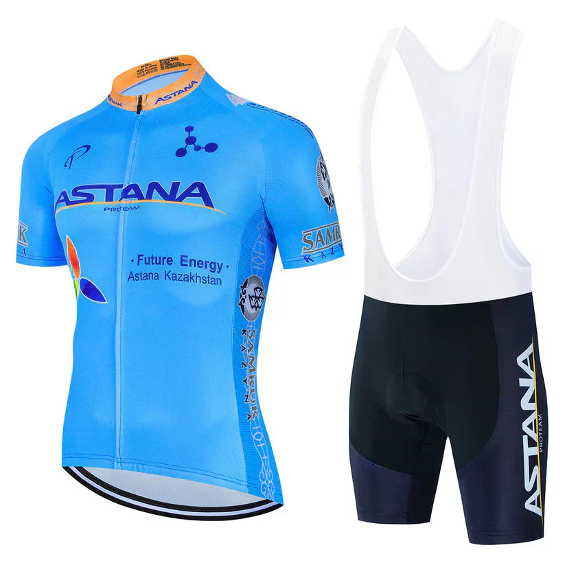 Astana | Set di abbigliamento per ciclisti professionisti