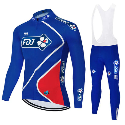 FDJ | Completo da ciclismo professionale a maniche lunghe