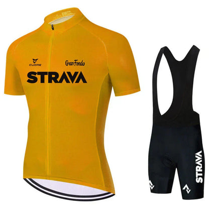 Strava | Set di abbigliamento da ciclismo professionale