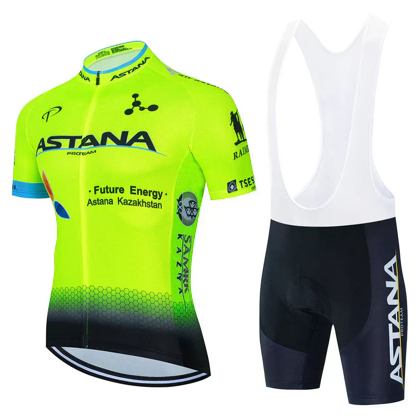 Astana | Set di abbigliamento per ciclisti professionisti