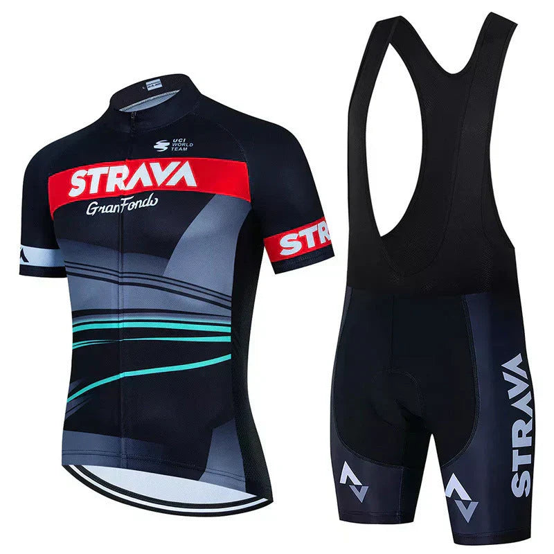 Strava | Set di abbigliamento da ciclismo professionale