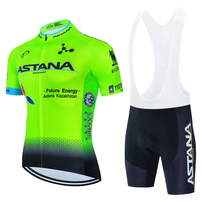 Astana | Set di abbigliamento per ciclisti professionisti