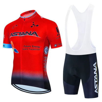 Astana | Set di abbigliamento per ciclisti professionisti
