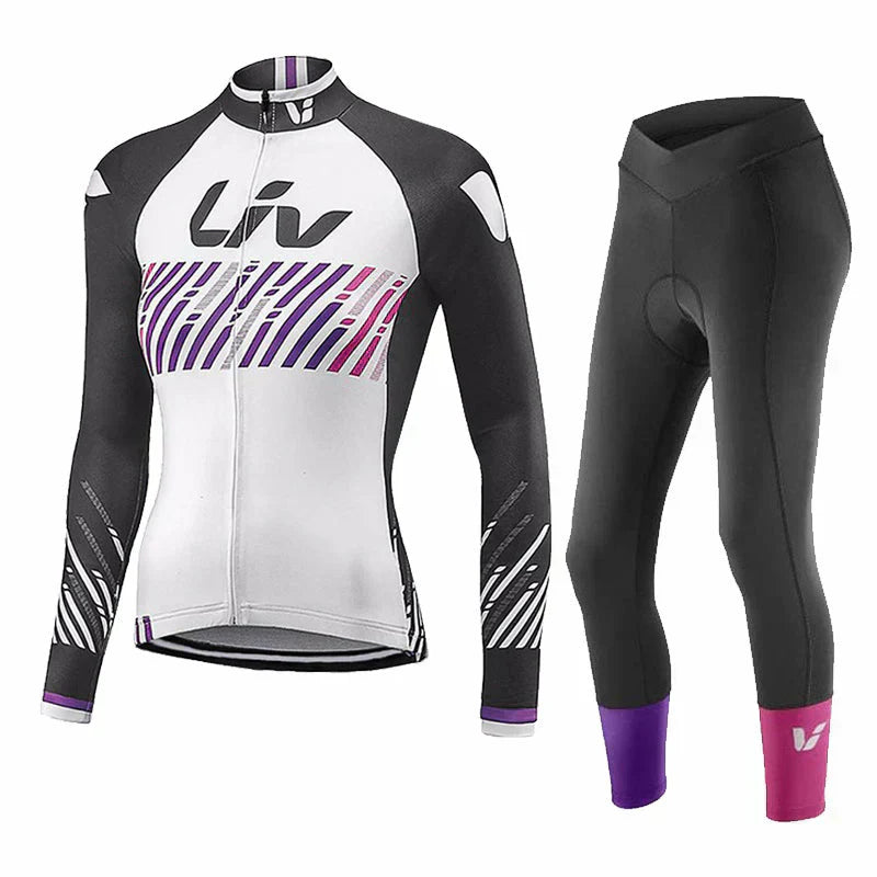 LIV 2K24 | PRO set di abbigliamento invernale da ciclismo per donne