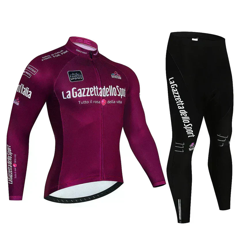 Giro d'Italia | Maglia da ciclismo professionale a maniche lunghe