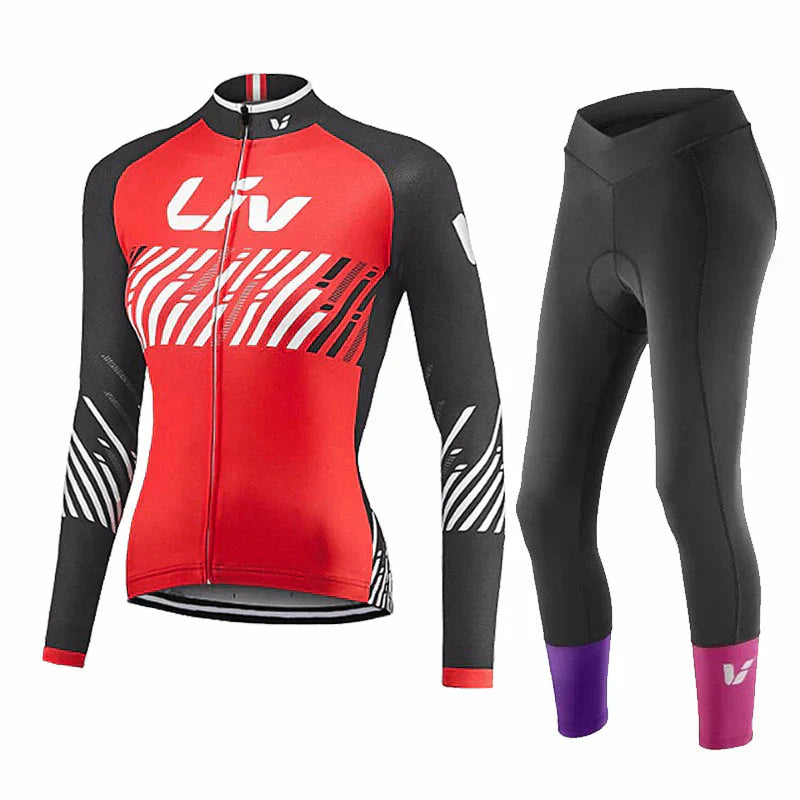 LIV 2K24 | PRO set di abbigliamento invernale da ciclismo per donne